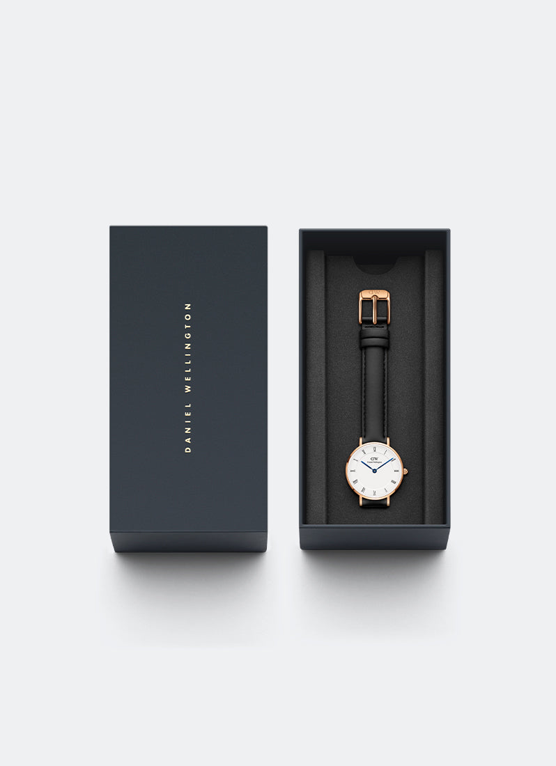 Jam Tangan Daniel Wellington Petite Roman numerals 28 Sheffield RG White DW00100683