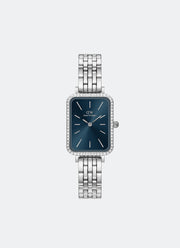 Jam Tangan Daniel Wellington Quadro 20x26 Bezel 5- link Arctic Sunray S DW00100670
