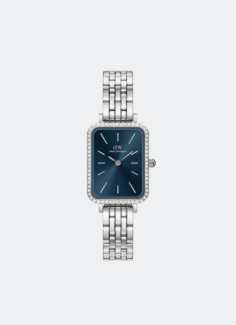 Jam Tangan Daniel Wellington Quadro 20x26 Bezel 5- link Arctic Sunray S DW00100670