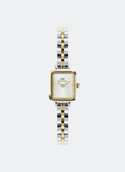 Jam Tangan Daniel Wellington Quadro Mini Arch 3- Link Two Tone Gold (15.4mm x 18.2mm) DW00100925