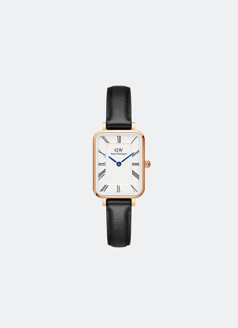 Jam Tangan Daniel Wellington Quadro Roman numerals 20x26 Sheffield RG white DW00100689