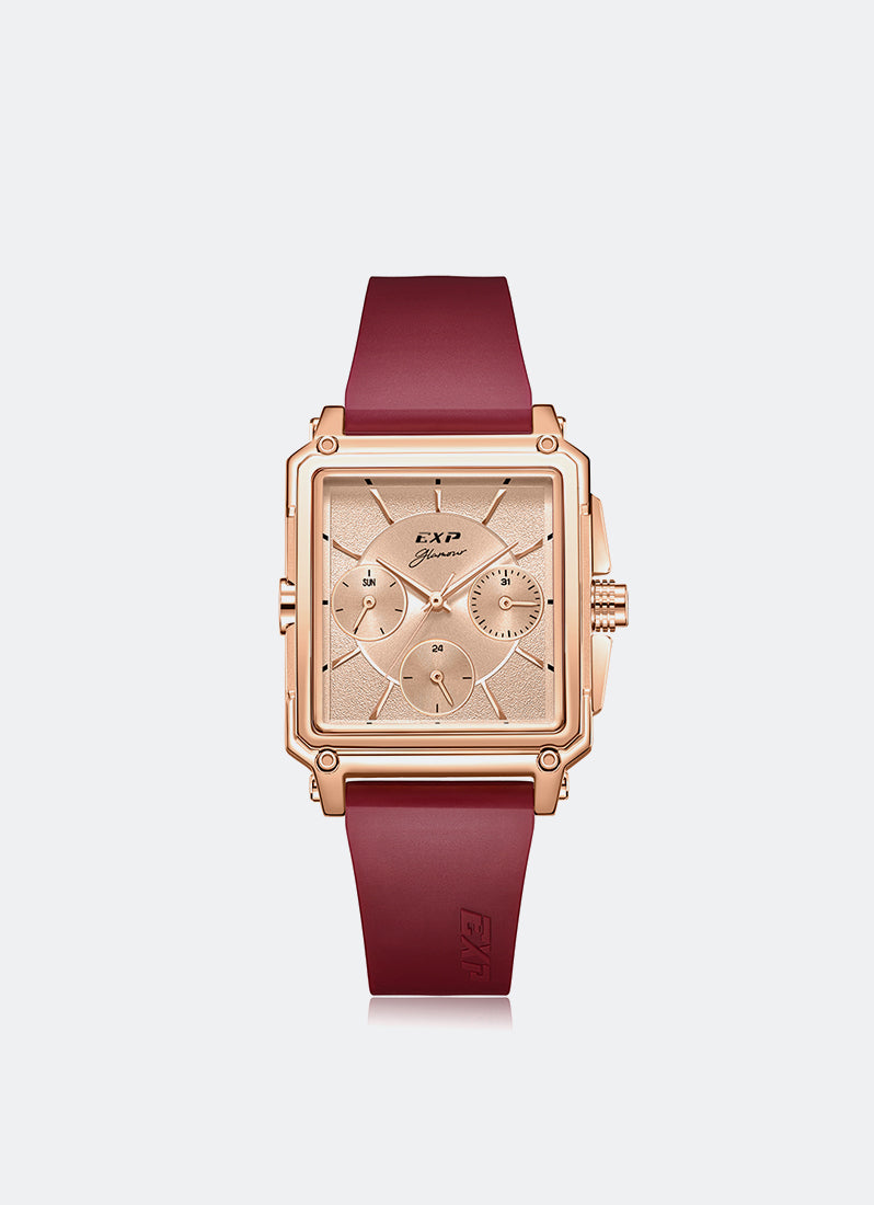 Jam Tangan Expedition Boyfriend Multifunction Band Rose Gold Rose Gold 29x38.5mm E6618BFRRGLNDR