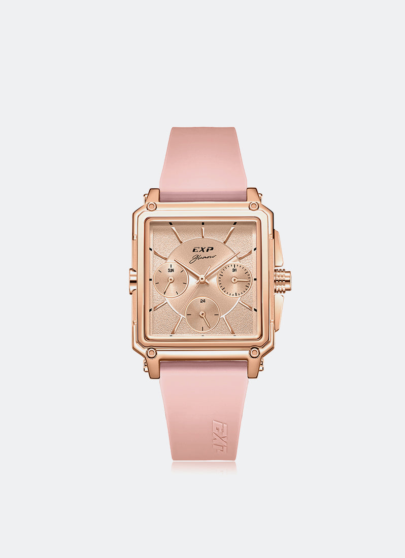 Jam Tangan Expedition Boyfriend Multifunction Band Rose Gold Rose Gold 29x38.5mm E6618BFRRGPN