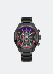 Jam Tangan Expedition Chronograph Boyfriend Quartz Band Black Black 45.5mm EXF6385BCBIGBARE