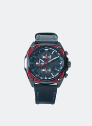 Jam Tangan Expedition Chronograph Men Quartz Band Black Black 44mm E6835MCLEPBARE