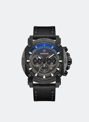 Jam Tangan Expedition Chronograph Men Quartz Band Black Black 48mm E6606MCLIPBASL