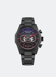 Jam Tangan Expedition Chronograph Men Quartz Band Black Black Dial 44mm E6834MCBIPBARE