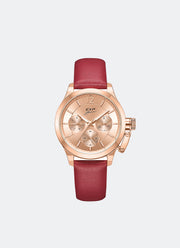 Jam Tangan Expedition Ladies Women Quartz Band Rose Gold Rose Gold 34mm E6381BFLRGLN