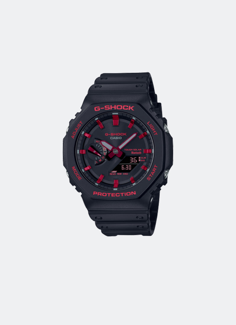 Jam Tangan G-Shock Digital analog Black Dial Black Resin Strap 45.4mm Men GA-B2100BNR-1ADR