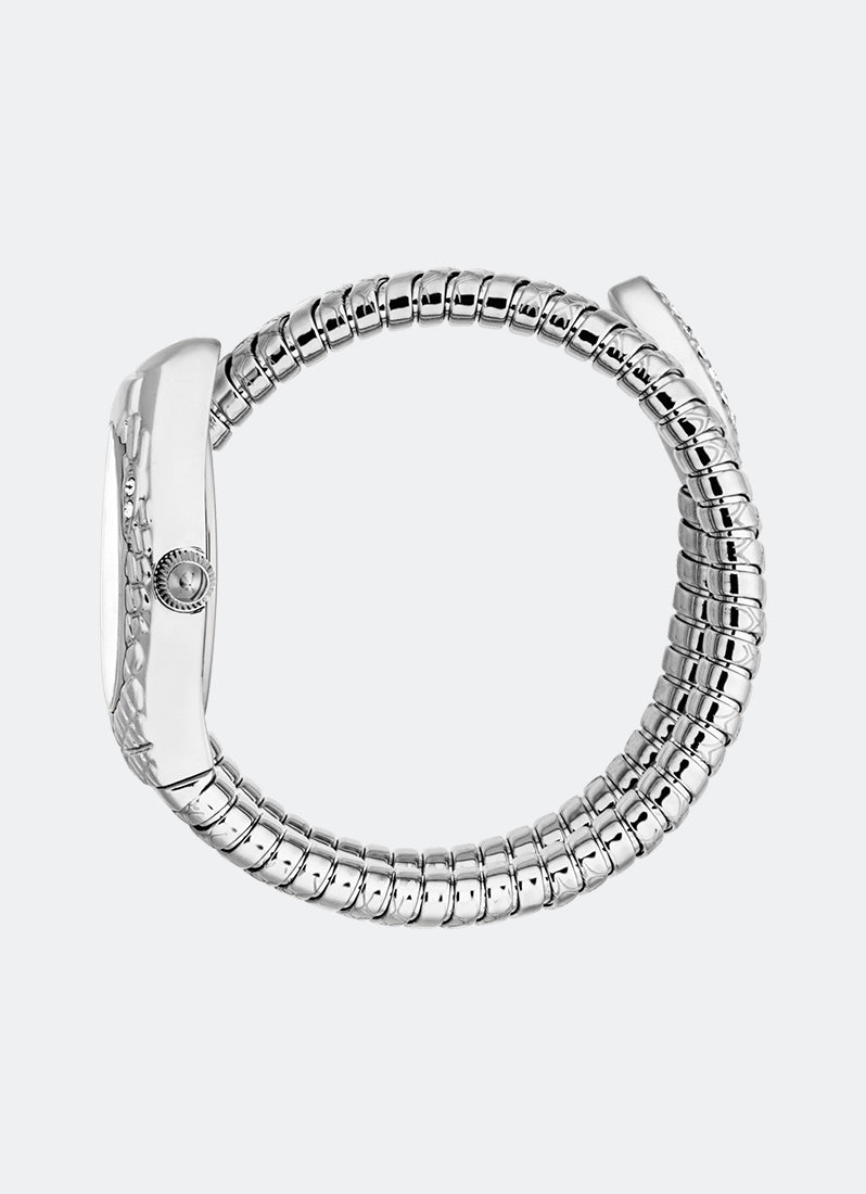 Jam Tangan Just Cavalli Signature Snake JC1L373 Silver Dial 20 x 34.50 Single Round