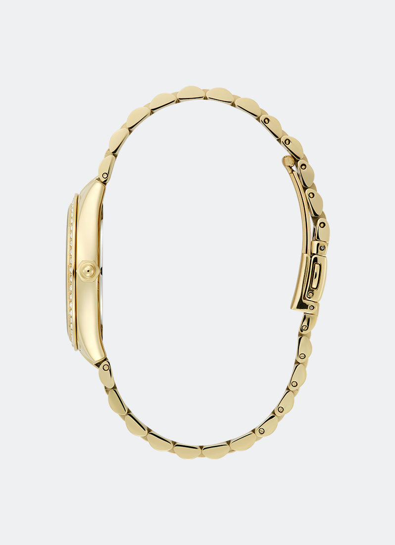 Jam Tangan Olivia Burton Bejewelled Cherry Lacquer & Rose Gold Bracelet 34mm 24000272