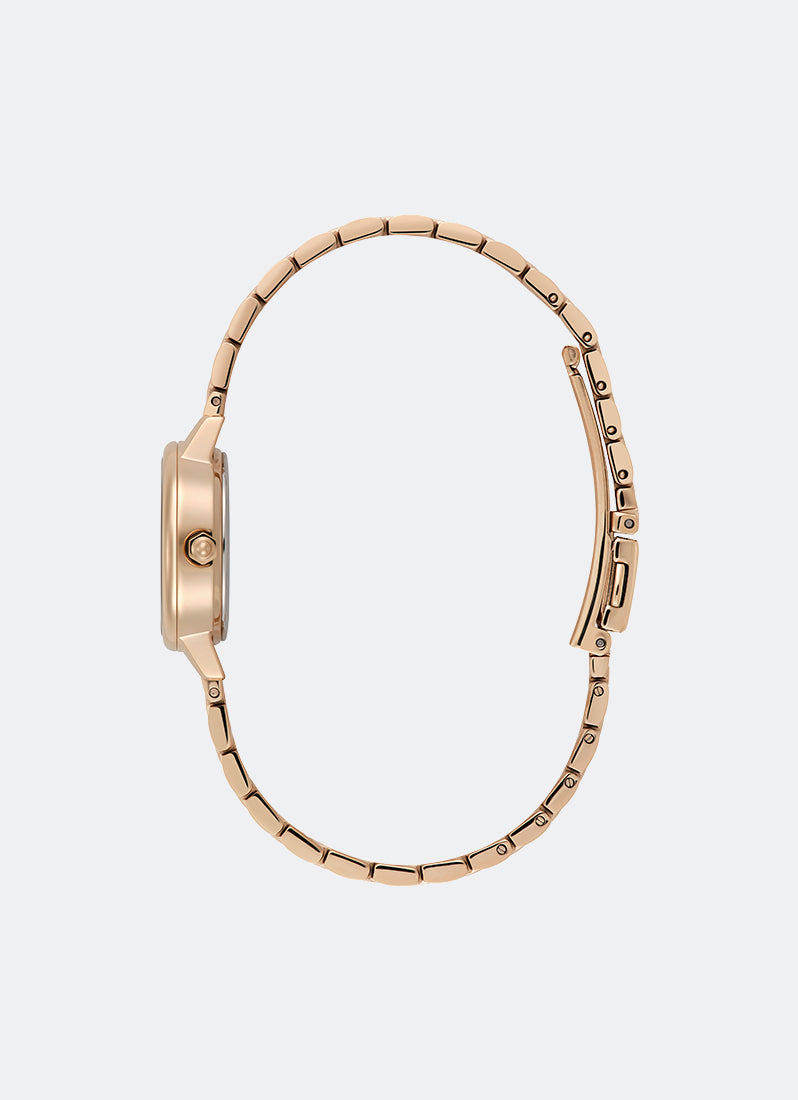 Jam Tangan Olivia Burton Classic Mini Chalk Blue & Rose Gold Bracelet 23mm - 24000243