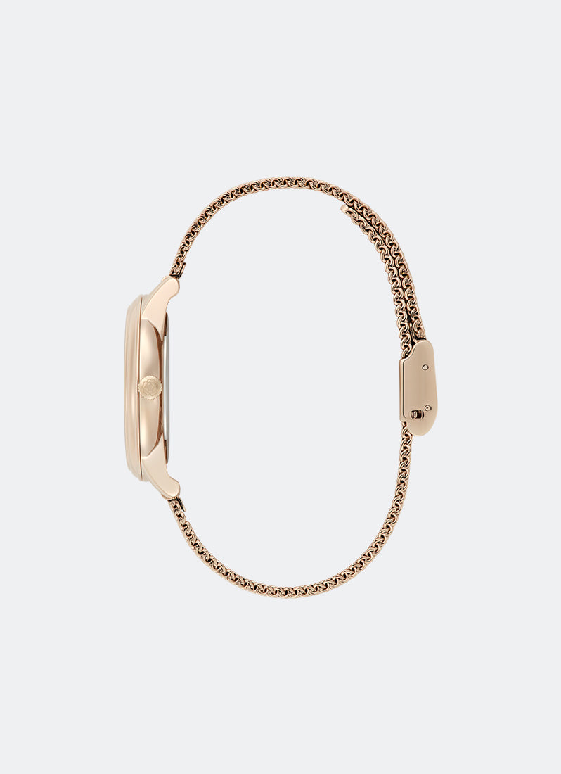 Jam Tangan Olivia Burton Classic Swirl Carnation Gold & Rose Gold Mesh 32mm 24000275