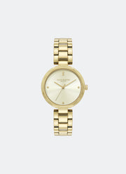 Jam Tangan Olivia Burton Classic T-Bar Ivory Dial 3 Link Bracelet 32mm - 24000260