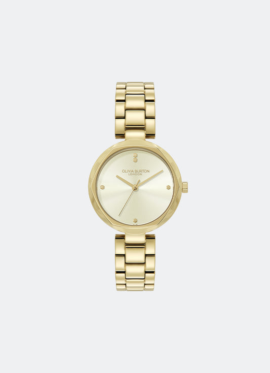 Jam Tangan Olivia Burton Classic T-Bar Ivory Dial 3 Link Bracelet 32mm - 24000260