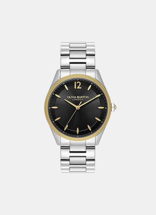 Jam Tangan Olivia Burton Coin Edge Bezel TT SS/GP with GP 38mm - 24000180
