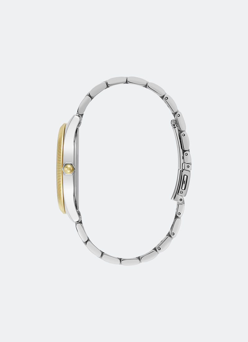Jam Tangan Olivia Burton Coin Edge Bezel TT SS/GP with GP 38mm - 24000180