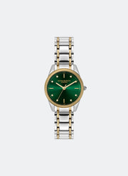 Jam Tangan Olivia Burton Egerton Forest Green & 2-Tone Bracelet 28mm 24000292
