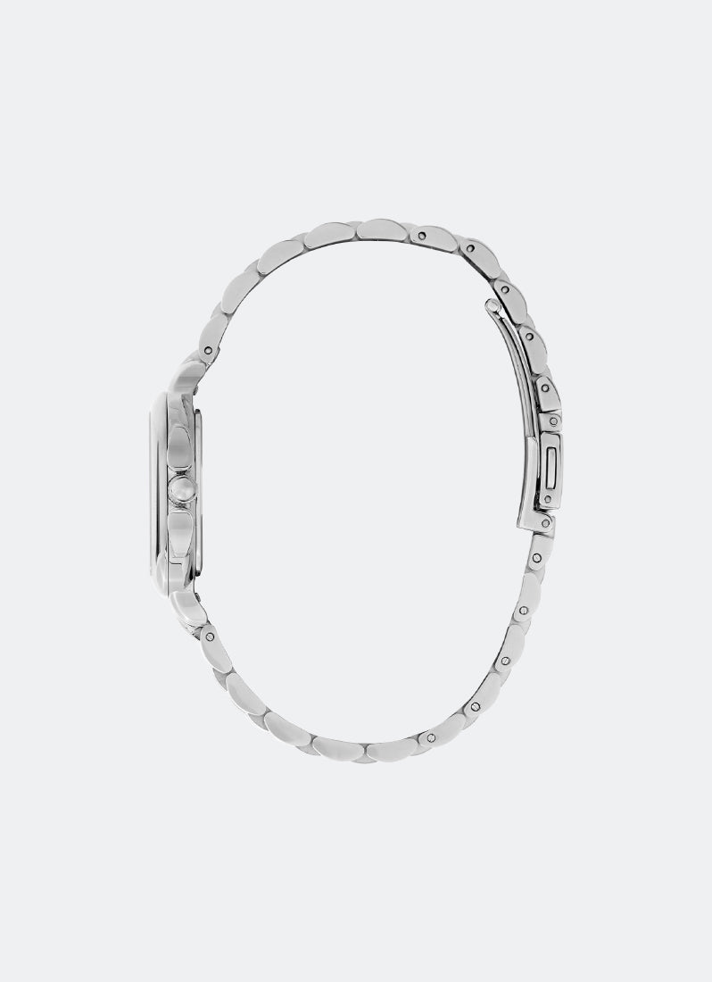 Jam Tangan Olivia Burton Grosvenor Blue Sunray Bracelet Watch 28mm - 24000083