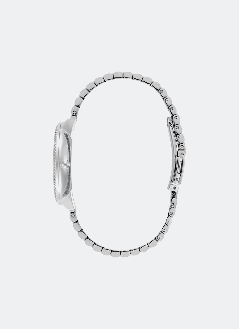 Jam Tangan Olivia Burton Ice Burst Silver & Light Grey Bracelet Watch 35mm - 24000187