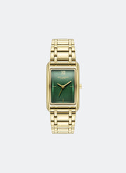Jam Tangan Olivia Burton Jam Tangan Olivia Burton Tank Forest Green Sunray Inner Frame & Powdered Centre Etched Dial GP 30 x 21mm - 24000195