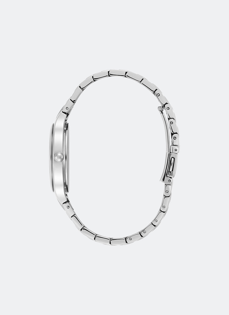 Jam Tangan Olivia Burton Lea Light Blush & Silver Bracelet Watch 34mm - 24000208