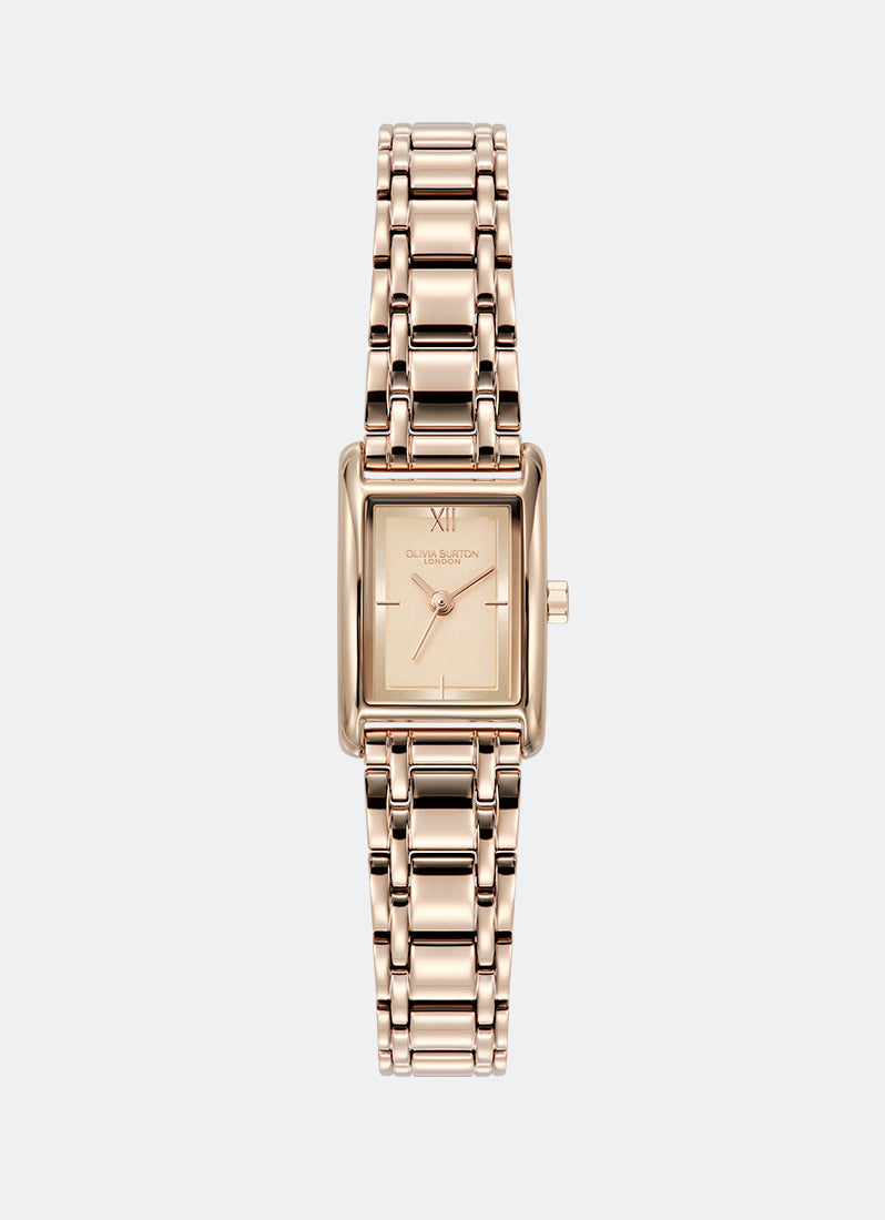 Jam Tangan Olivia Burton Mini Grove Rose Gold Bracelet 16mm 24000283