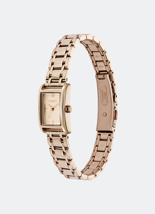 Jam Tangan Olivia Burton Mini Grove Rose Gold Bracelet 16mm 24000283