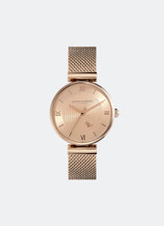 Jam Tangan Olivia Burton Minima Bee T-Bar Carnation Gold Mesh Watch 36mm - 24000097