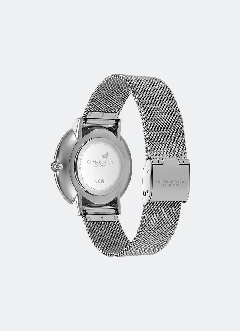 Olivia Burton Signature Celestial Nova Grey Nebulae & RG Dial, SS Case, SS Mesh 35mm Back 24000322