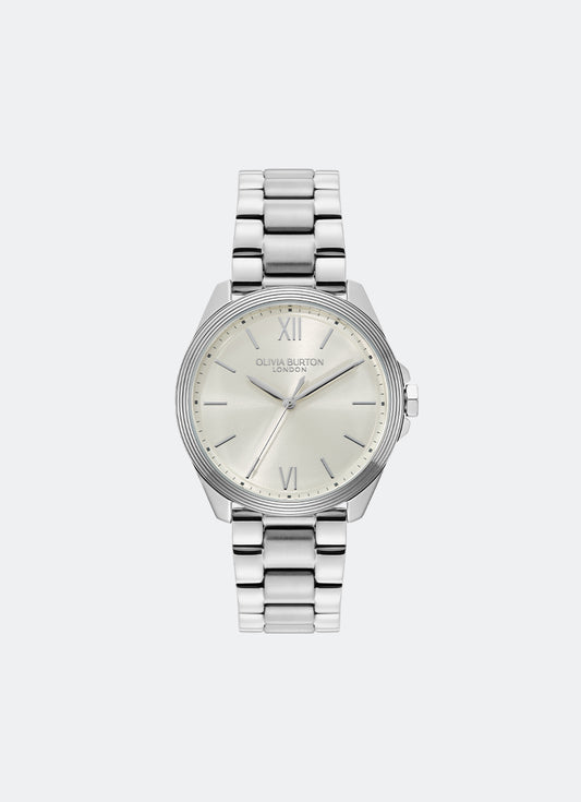 Jam Tangan Olivia Burton Sport Luxe Chiswick Ivory Sunray Dial, SS Case, SS Bracelet - 36mm 24000330