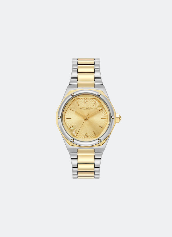 Sports Luxe Hexa Gold & Two Tone Bracelet 33mm 24000232