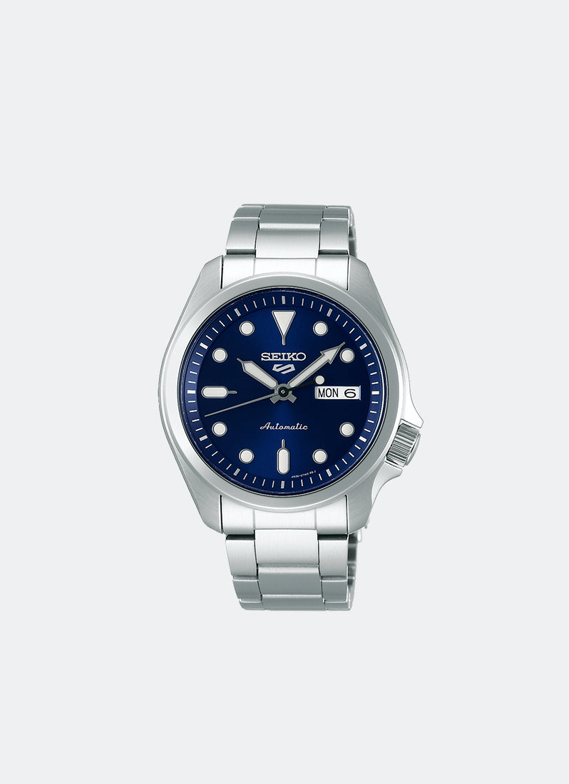 Jam Tangan SRPE5Seiko 5 Sport Automatic Men Blue Dial Silver Stainless steel 40mm - SRPE533