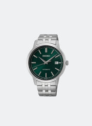 Jam Tangan Seiko Classic Automatic Men Green Dial Silver Stainless steel 41.2mm SRPH89K1