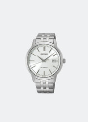 Jam Tangan Seiko Classic Automatic Men Silver Dial Silver Stainless steel 41.2mm SRPH85K1