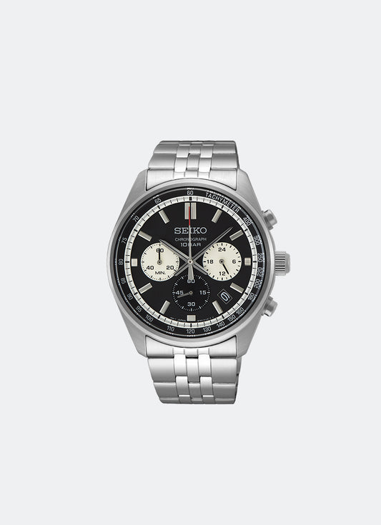 Jam Tangan Seiko Conceptual Men Black Dial Silver Stainless steel 41.5mm - SSB429 1