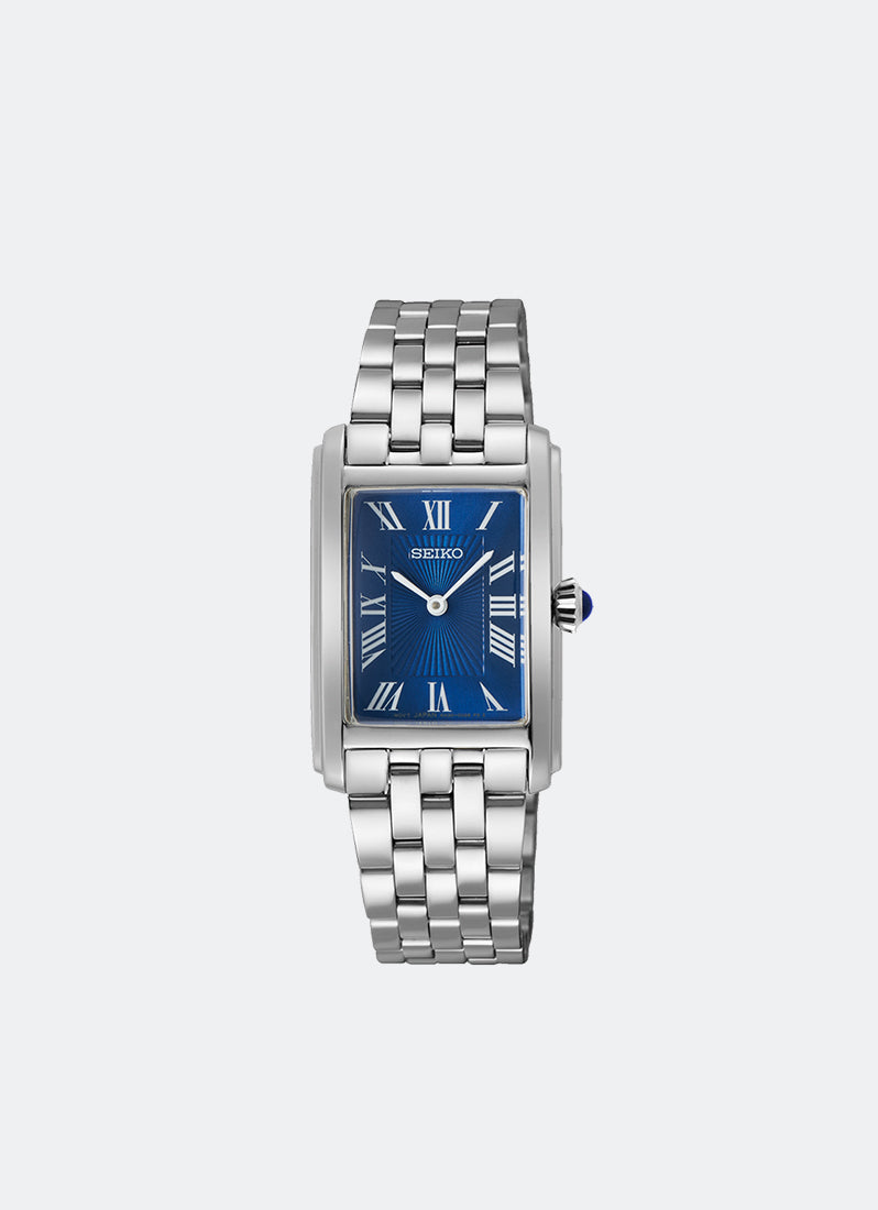 Jam Tangan Seiko Conceptual Women Blue Dial Silver Stainless steel 22.2mm - SWR085