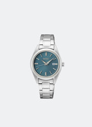 Jam Tangan Seiko Conceptual Women Blue Dial Silver Stainless steel 29.8mm - SUR531