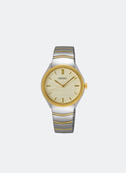 Jam Tangan Seiko Conceptual Women Champagne Dial Two Tone Stainless steel 30mm - SUR550