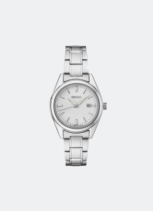 Jam Tangan Seiko Conceptual Women Silver Dial Silver Stainless steel 29.8mm - SUR633