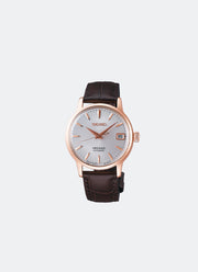 Jam Tangan Seiko Presage Automatic Ladies White Dial Rose Gold Stainless steel 33.8mm SRP852J1
