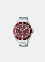 Jam Tangan Seiko Prospex Automatic Men Red Dial Silver Stainless steel 41.7mm SRPL11K1