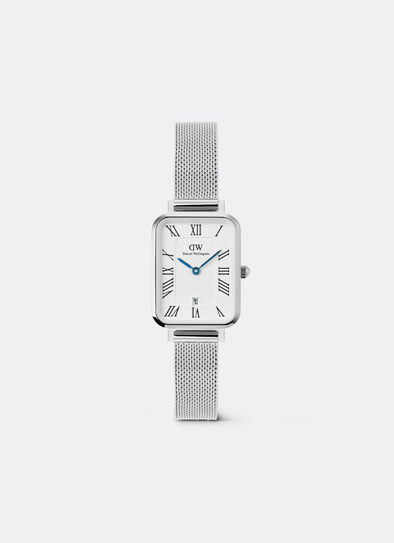 Jam Tangan Daniel Wellington Quadro Sterling Roman Numerals Date (20x26) DW00100863