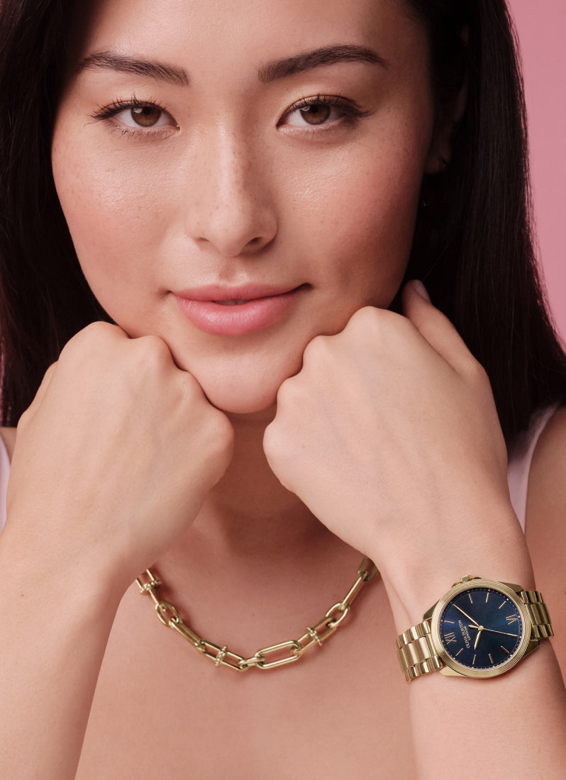 Olivia Burton Sport Luxe Chiswick Navy Sunray Dial