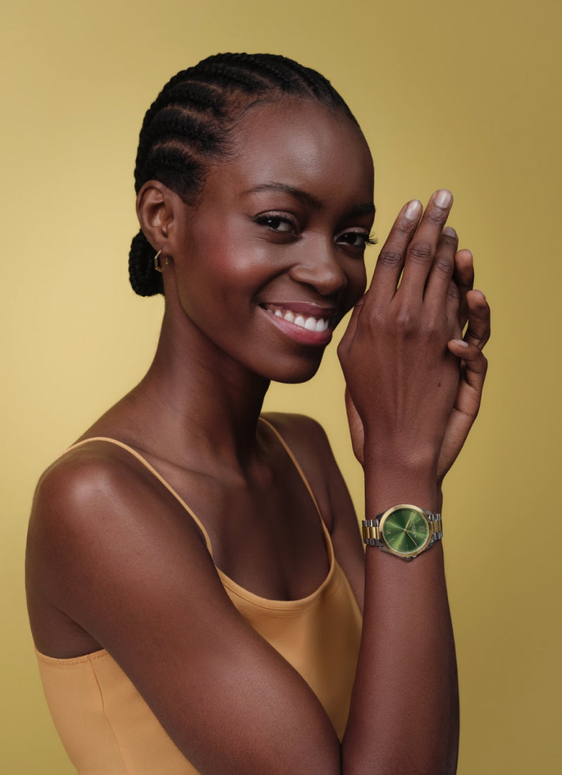 Olivia Burton Sport Luxe Chiswick Green Sunray Dial