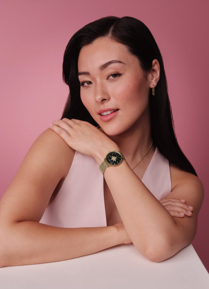 Olivia Burton Signature Celestial Nova Black Nebulae