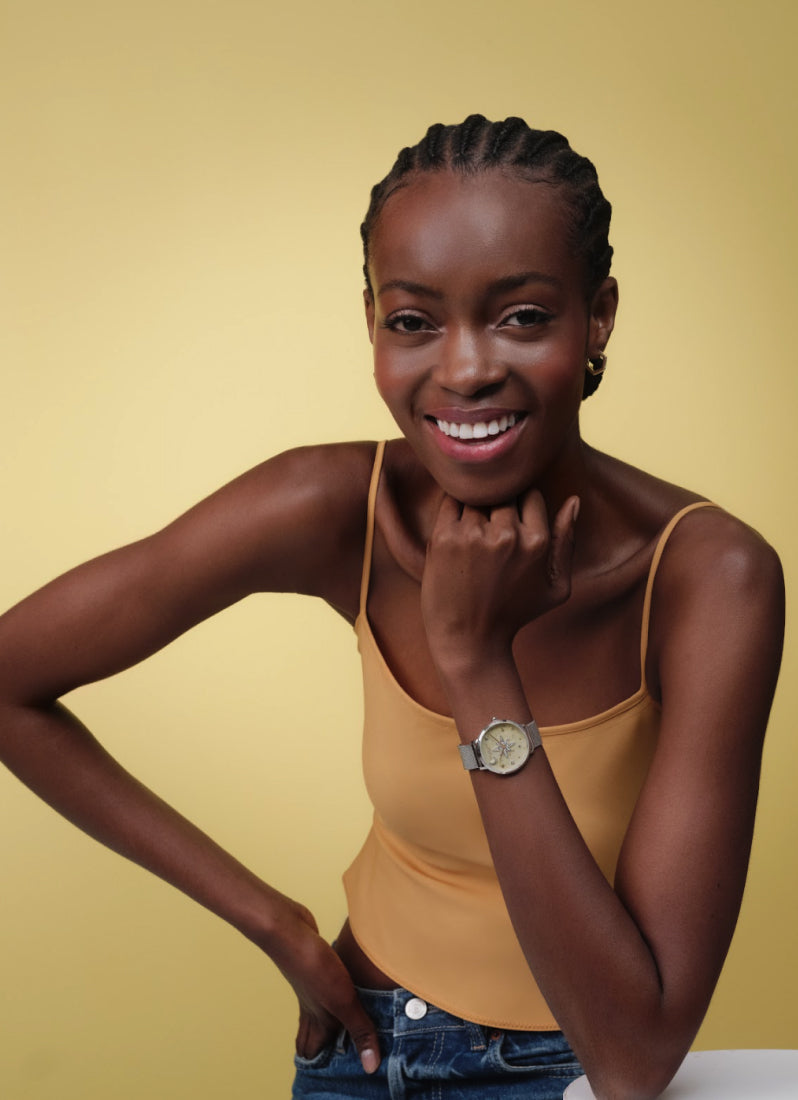 Olivia Burton Signature Celestial Nova Grey Nebulae