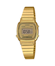 Casio Digital Gold Resin Strap 24.6mm Unisex LA670WGA-9DF
