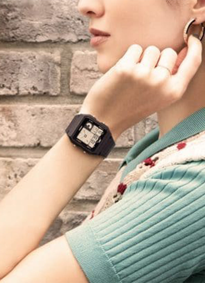 Casio Digital Black Bio-based resin Strap 33.7mm Unisex LF-20W-1ADF