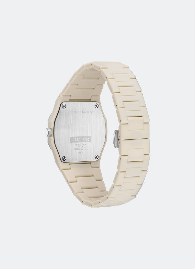 D1 Milano Polycarbon Grey Mesh 37mm Caseback